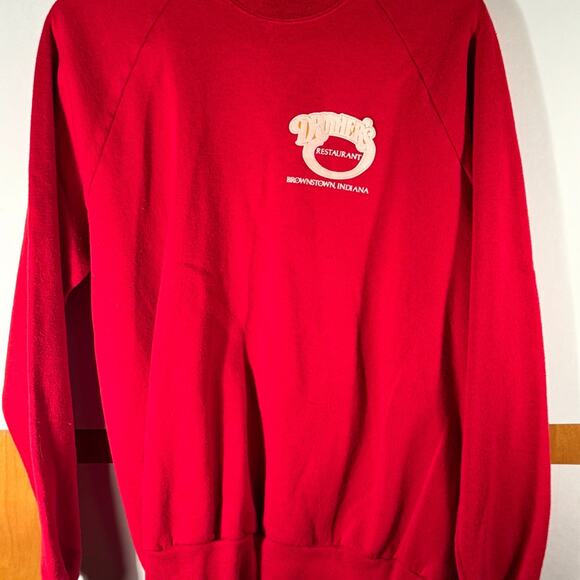 Vintage‎ Druther’s Restaurant Brownstown Indiana IN Crewneck Sweater XL USA - Picture 1 of 9